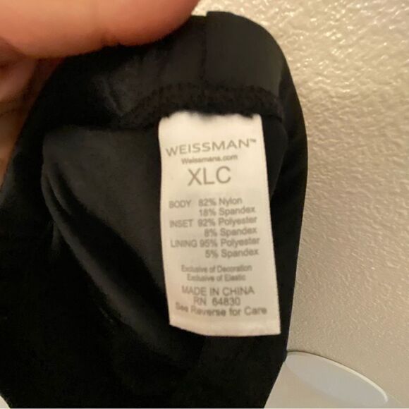 Weissman dance costume black sequin pants leggings Rock That Body 12426 XLC SA - Picture 9 of 11